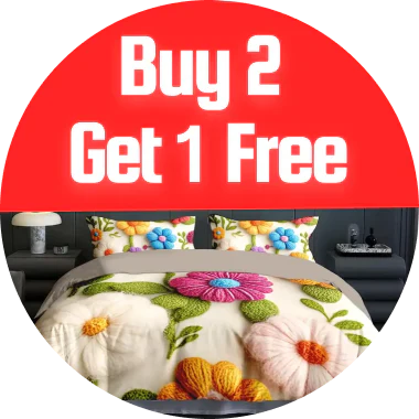 3pc Cotton Bedsheet Set