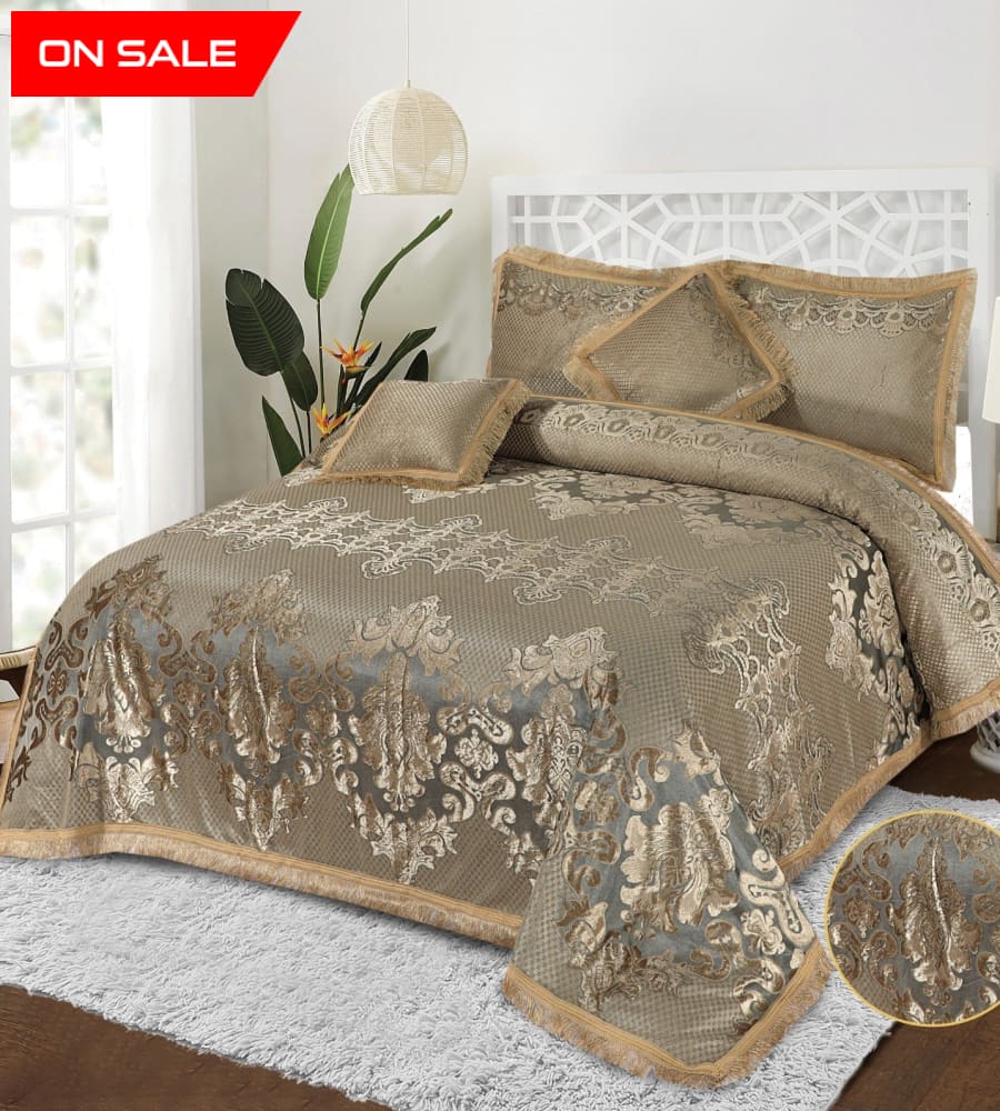 5 Pcs Palachi Bedsheet Set Ms - 002 Bed Sheets