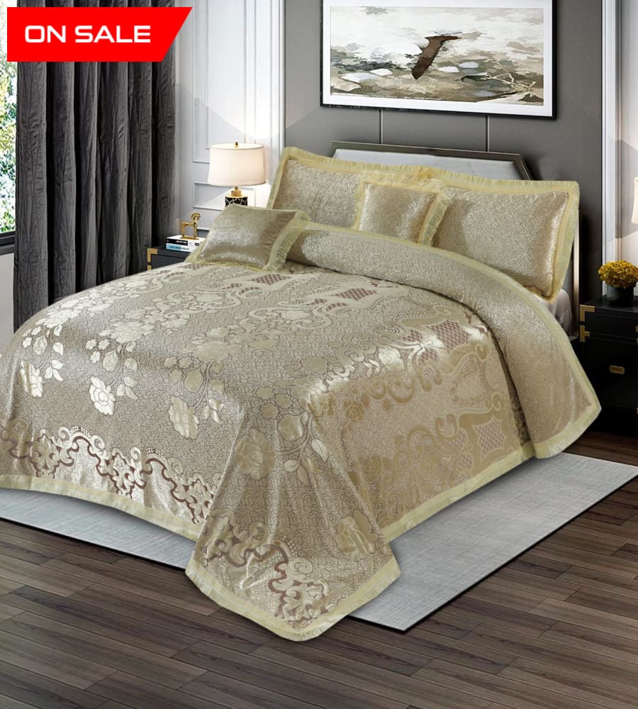5 Pcs Palachi Bedsheet Set Ms - 006 Bed Sheets