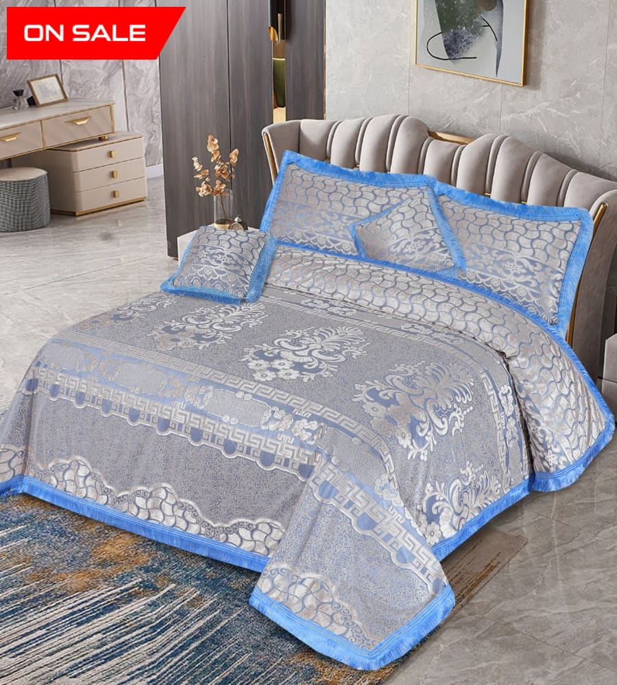 5 Pcs Palachi Bedsheet Set Ms - 007 Bed Sheets