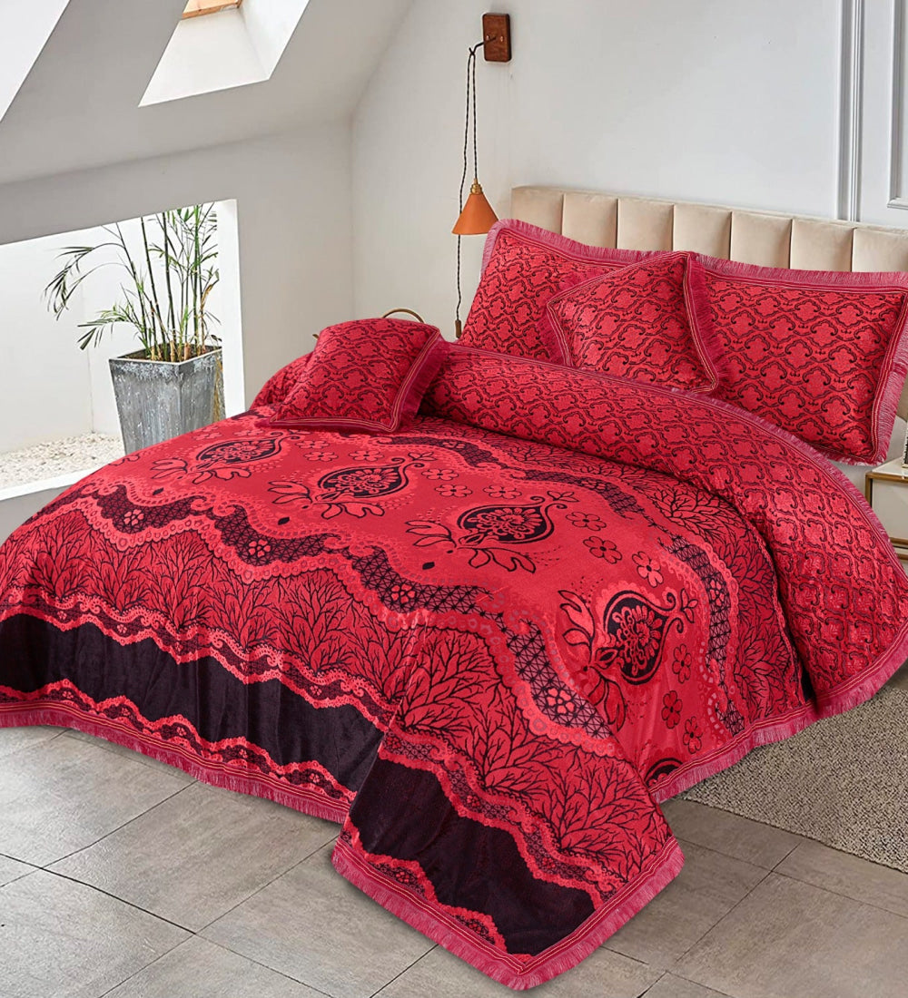 5 Pcs Palachi Bedsheet Set MS-10 Bed Sheets