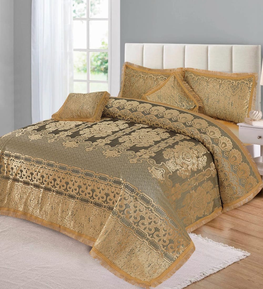 5 Pcs Palachi Bedsheet Set MS-11 Bed Sheets