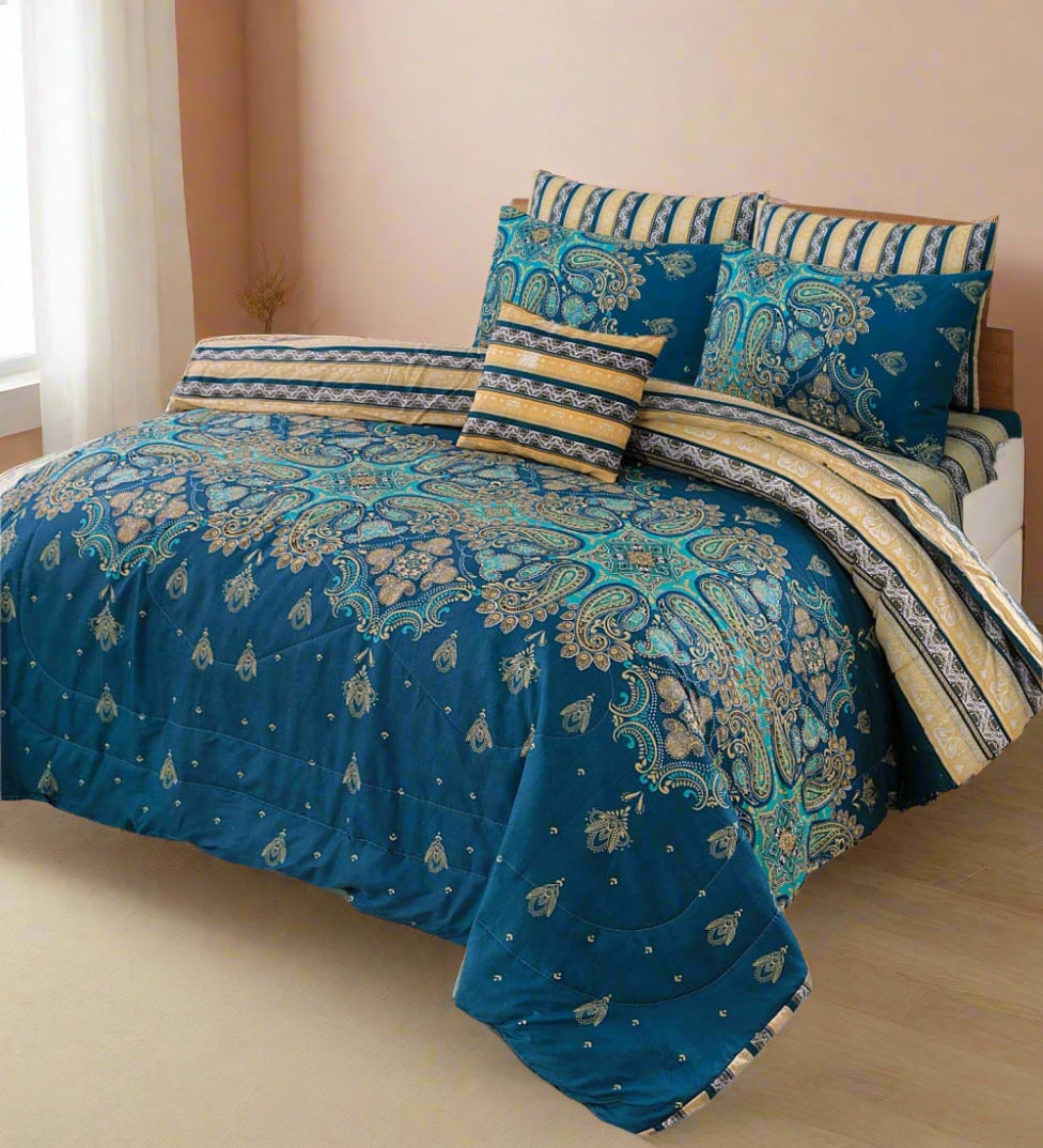 7 Pcs Summer Comforter Set Mh-727 Quilts & Comforters