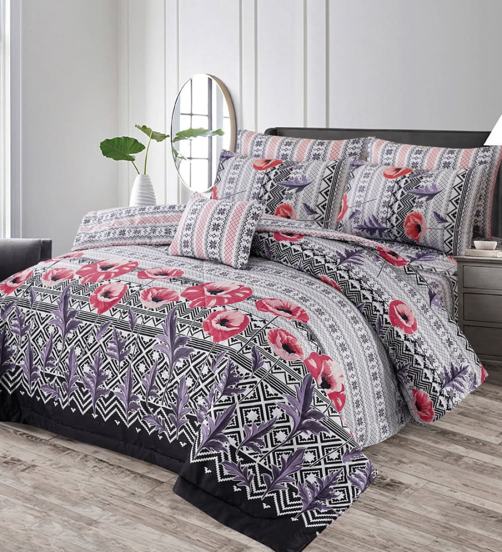 7 Pcs Comforter Set Mh-778 Quilts & Comforters