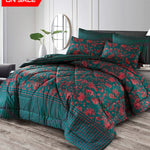 Rusk 7Pc Summer Comforter Set Quilts & Comforters