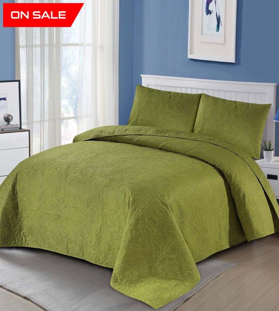 Bedspread Set 3 Pcs D - B11 Quilts & Comforters