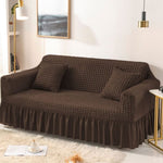 Bubble Mesh Quilted Sofa Cover﹙Chocolate﹚ Quilts & Comforters
