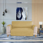 Cotton Quilted Sofa Cover﹙ Beige ﹚ Quilts & Comforters