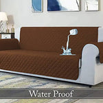 Waterproof Cotton Quilted Sofa Cover ﹙ Copper Brown ﹚ Quilts & Comforters