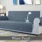 Waterproof Cotton Quilted Sofa Cover ﹙ Grey ﹚ Quilts & Comforters