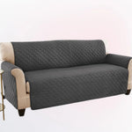 Cotton Quilted Sofa Cover﹙ Grey ﹚ Quilts & Comforters
