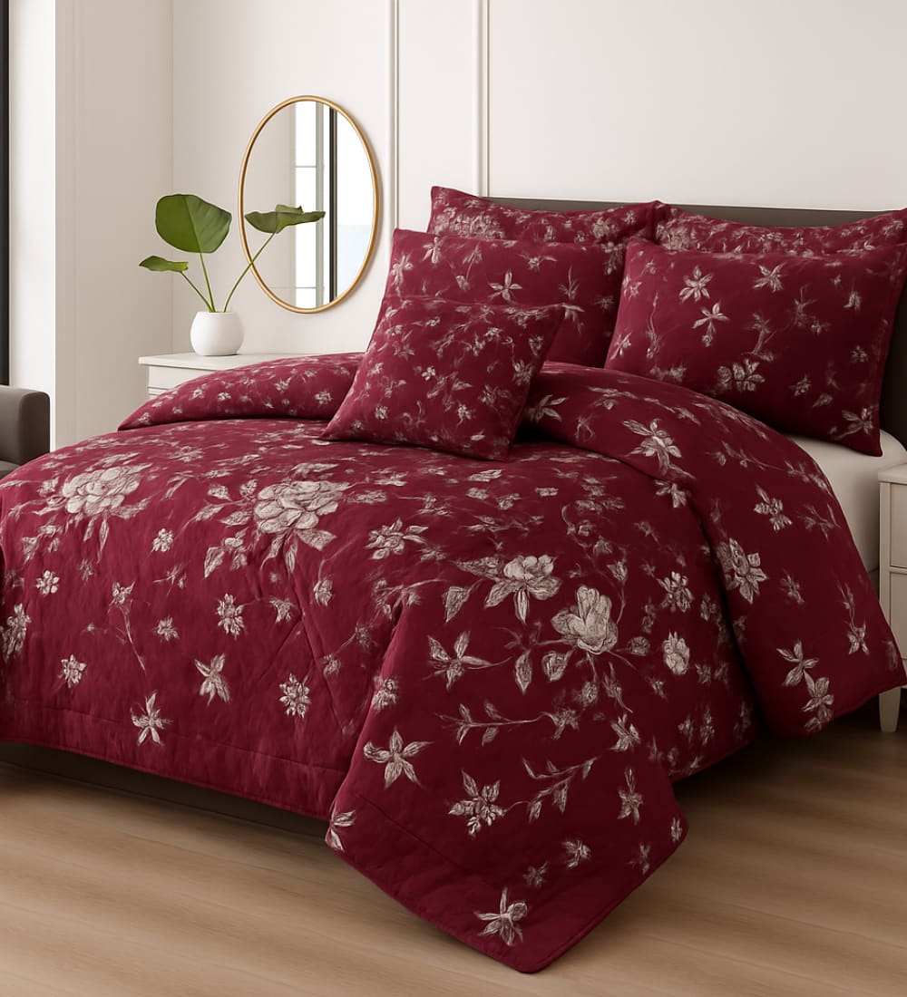 Ghana Ali 7 Pcs Comforter Set Mh 771 Quilts & Comforters