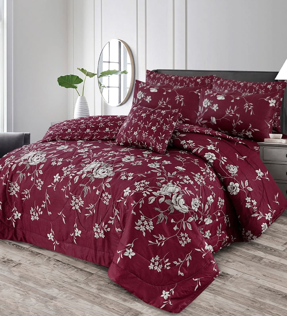 7 Pcs Comforter Set Mh-771 Quilts & Comforters