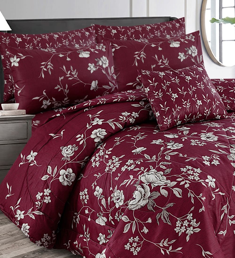 7 Pcs Comforter Set Mh-771 Quilts & Comforters