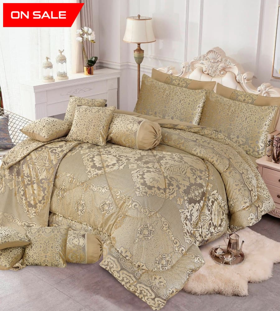 Luxury Filled Razai 14 Pcs Bridal Set Bs-761 Quilts & Comforters