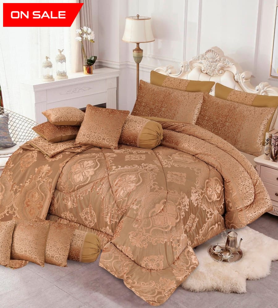 Luxury Filled Razai 14 Pcs Bridal Set Bs-763 Quilts & Comforters