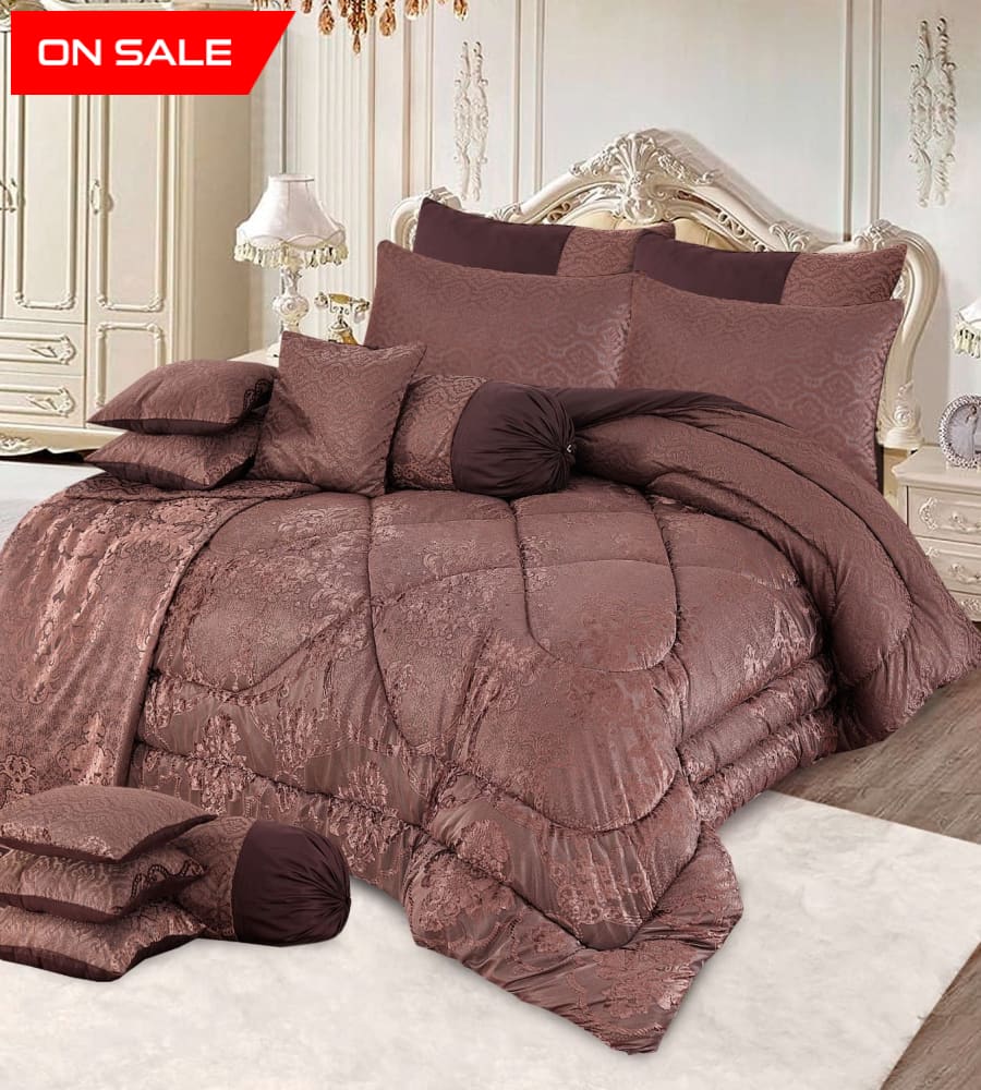 Luxury Filled Razai 14 Pcs Bridal Set Bs-766 Quilts & Comforters