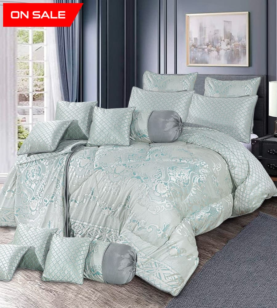 Luxury Filled Razai 14 Pcs Bridal Set Bs-768 Quilts & Comforters