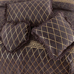 Mardian 5pc Fancy Plated Bedsheet Set 1912 Bed Sheets