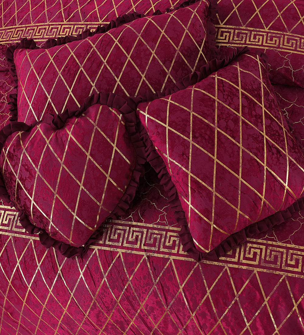 Mardian 5pc Fancy Plated Set 1910 Bed Sheets