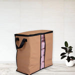 Non - Woven Storage Bag 110 Gsm Light Brown Colour Bags