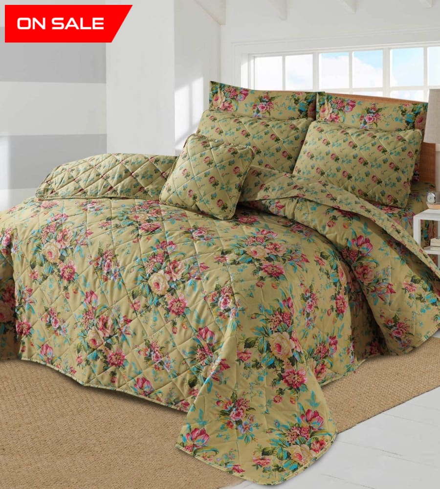 Pisa Summer Comforter Set 7 Pcs D - 510 Quilts & Comforters