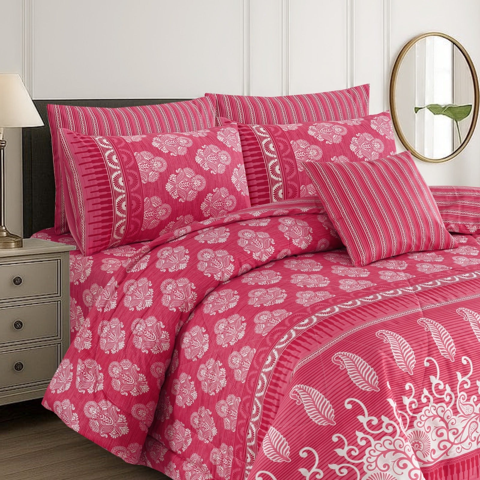 Cotton 7 Pcs  Comforter Set S-43