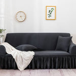 Turkish Style Sofa Cover (Black) Quilts & Comforters