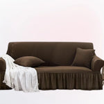 Turkish Style Sofa Cover ﹙ Brown ﹚ Quilts & Comforters