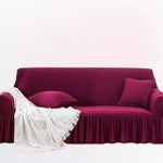 Turkish Style Sofa Cover ﹙ Maroon ﹚ Quilts & Comforters