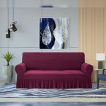 Turkish Style Sofa Cover ﹙ Maroon ﹚ Quilts & Comforters