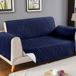 Ultrasonic Cotton Quilted Sofa Cover﹙ Blue﹚ Quilts & Comforters