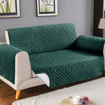 Ultrasonic Cotton Quilted Sofa Cover﹙ Green﹚ Quilts & Comforters