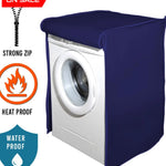 Waterproof Front Loaded Washing Machine Covers 6 Kg / Blue Cover