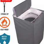 Waterproof Top Loaded Washing Machine Covers 6 Kg / Grey Washing Machine Cover