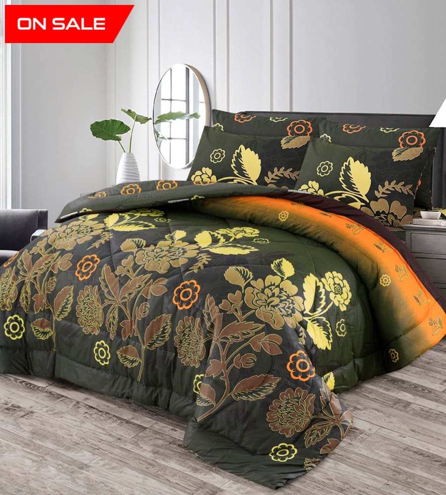 6 Pcs Winter Vicky Razai Set Wr-20243 Quilts & Comforters