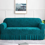 Zebra Style Velvet Sofa Cover﹙ Zinc ﹚ Quilts & Comforters